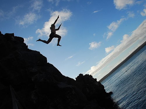 Jumping Off Cliff