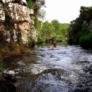 Swimming in River
