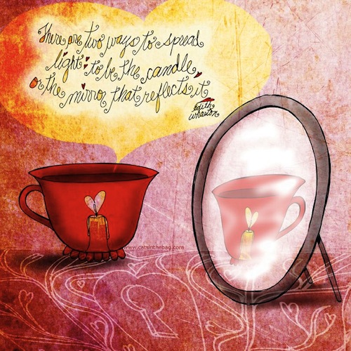 Two Ways to Spread Light