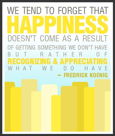 Where Happiness Comes From