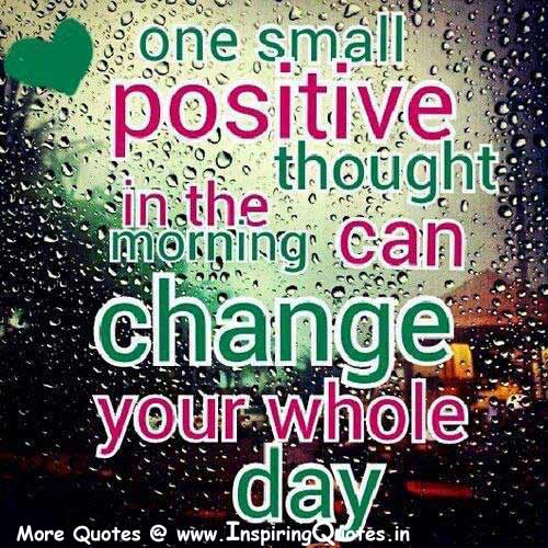 One Small Positive Thought