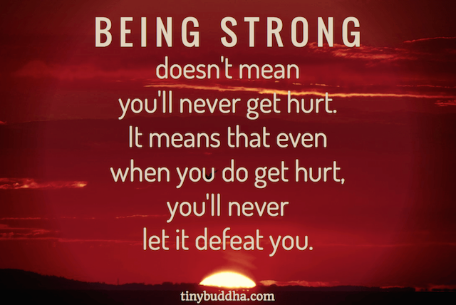 Being Strong