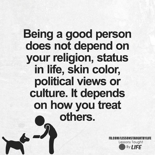 Being a Good Person