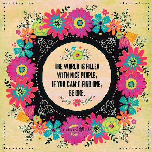 The world is filled with nice people