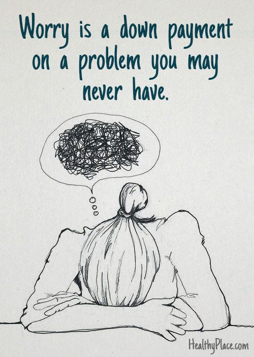 Worry Is a Downpayment