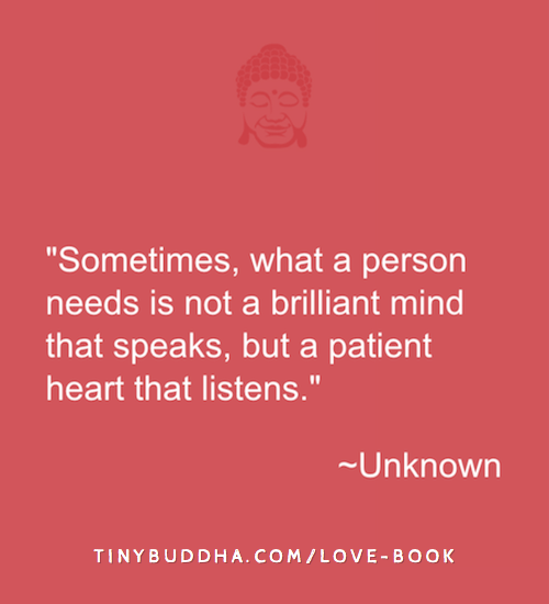 A patient heart that listens