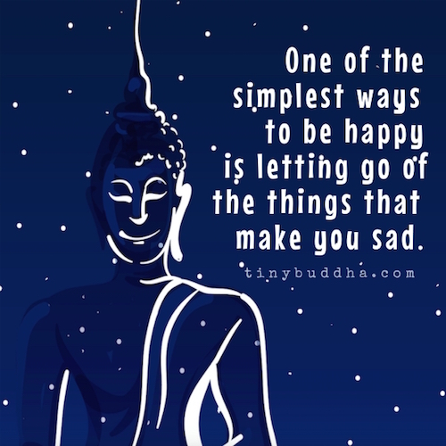 One of the simplest ways to be happy