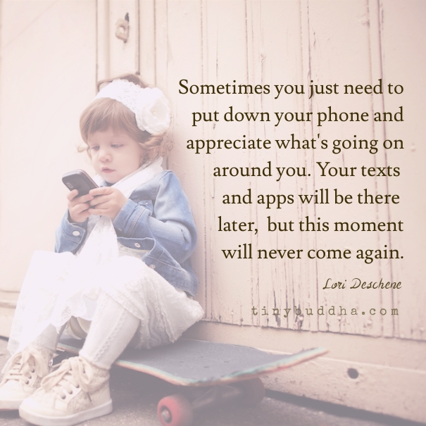 This moment will never come again