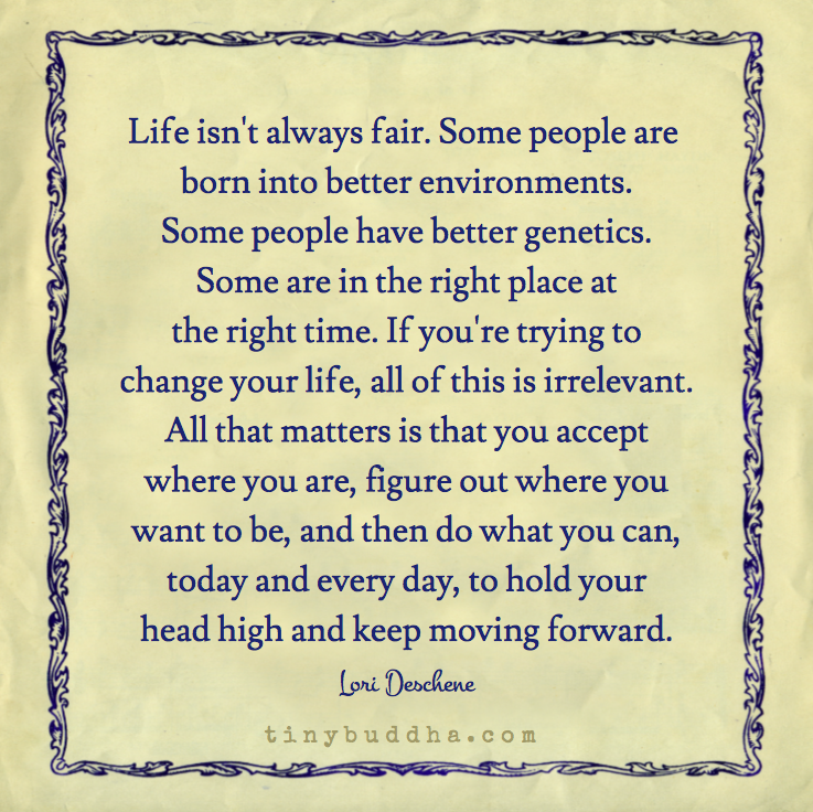 Life isn't always fair