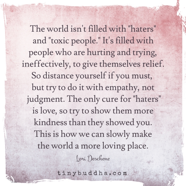 Haters and toxic people