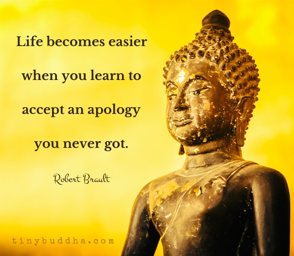 An apology you never got