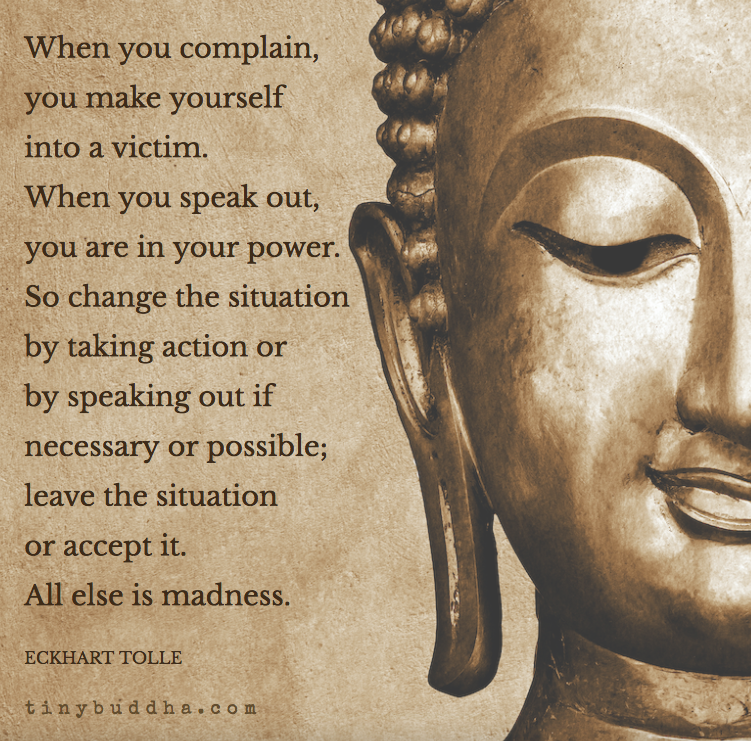 Leave the situation or accept it