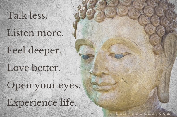 Talk less, listen more