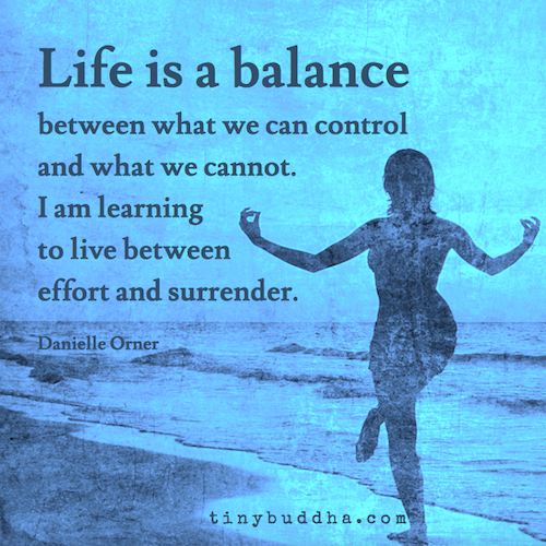 Life is a balance