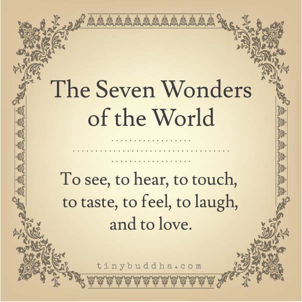 The seven wonders