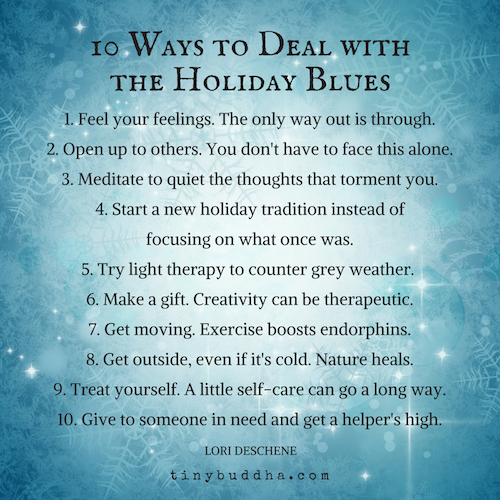10 Ways to Deal with the Holiday Blues