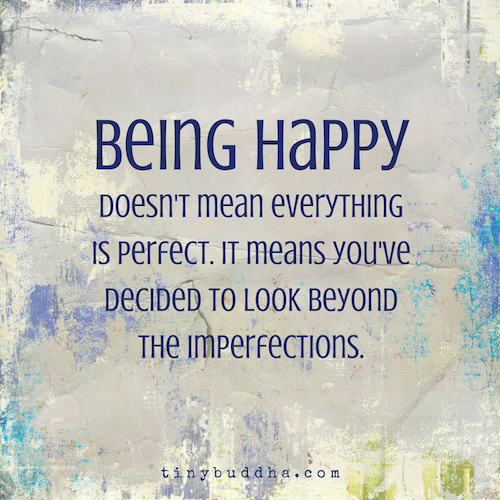 Being happy