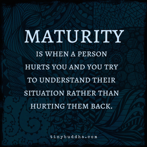 maturity