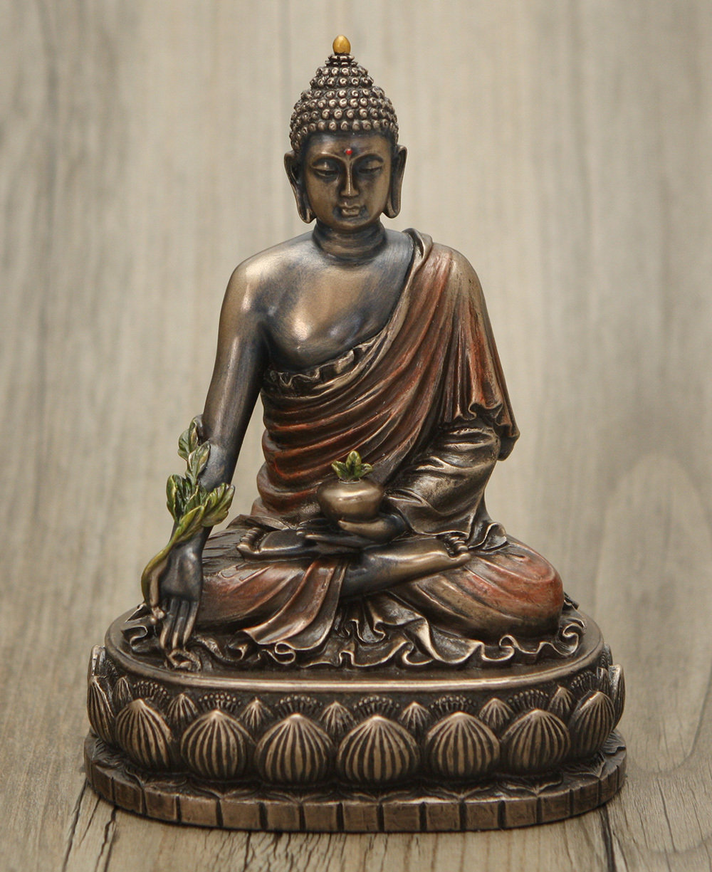Cold Cast Bronze Medicine Buddha Statue